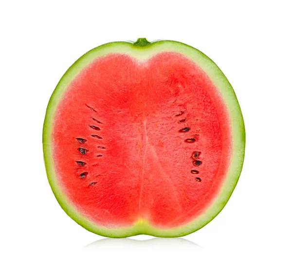 beyaz arkaplanda izole edilmiş karpuz