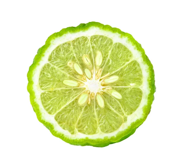 Bergamot Beyaz Arkaplanda — Stok fotoğraf