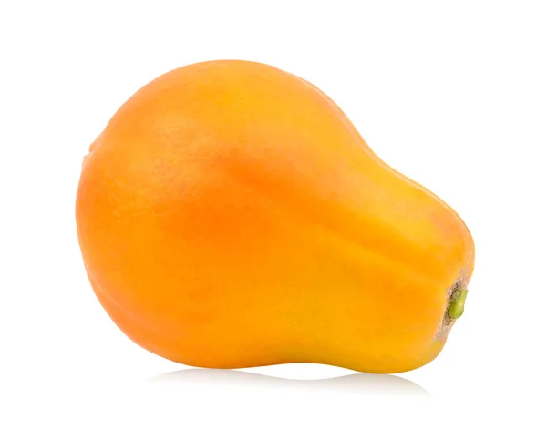 Papaya Sfondo Bianco — Foto Stock