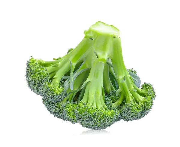 Brócolis Sobre Fundo Branco — Fotografia de Stock