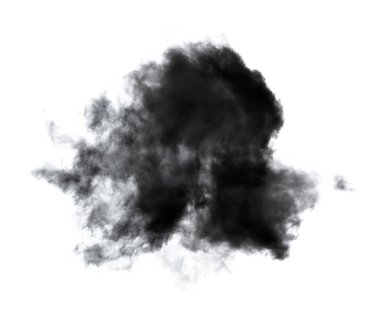 beyaz arkaplanda siyah bulutlar