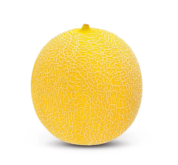 Meloen Geïsoleerd Een Witte Achtergrond Volledige Diepte Van Het Veld — Stockfoto