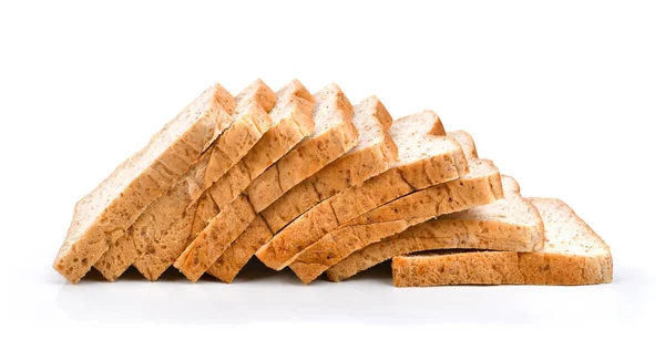 Sliced Bread Isolated White Background — Stock Photo, Image