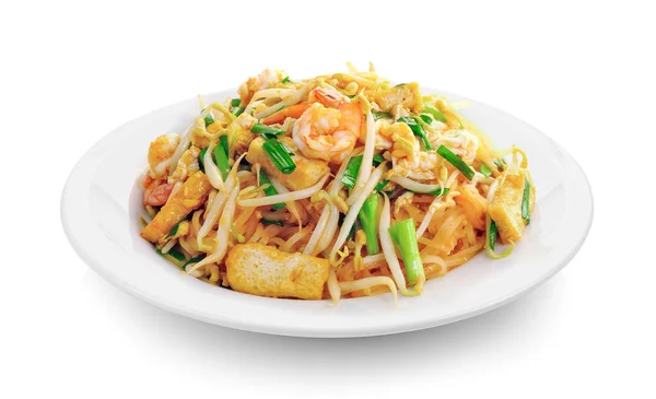 Thajském Stylu Nudle Pad Thai — Stock fotografie