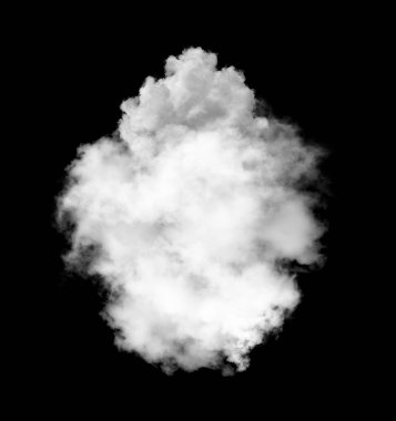 Siyah arkaplanda beyaz bulutlar