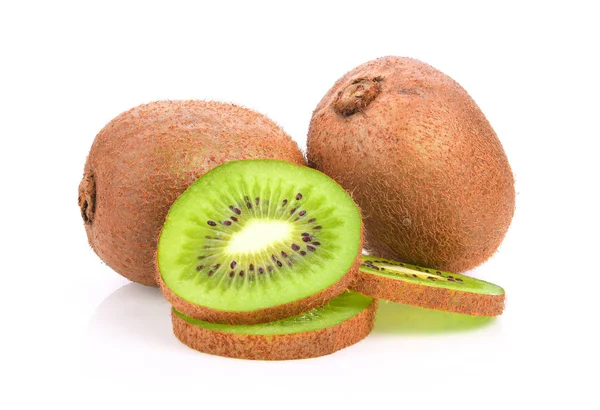 Kiwi Fruit White Background — Stock Photo, Image
