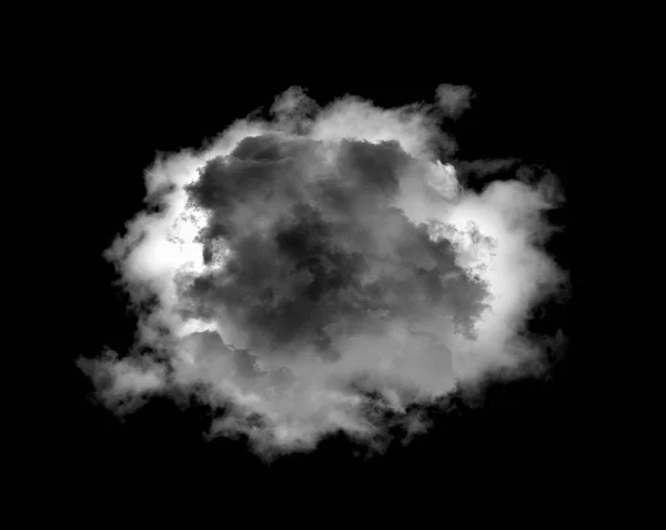 Nuvole Sfondo Nero — Foto Stock