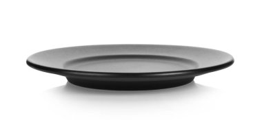 Beyaz arkaplanda siyah plaka