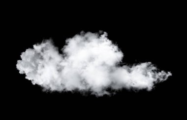 siyah arka plan üzerinde garip beyaz bulut