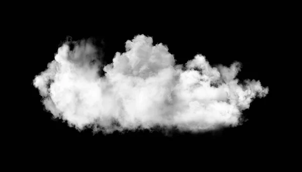 Extraña Nube Sobre Fondo Negro — Foto de Stock