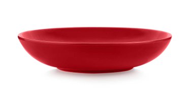 Boş plaka beyaz arkaplanda izole edildi