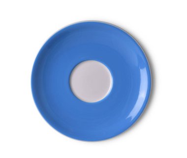 beyaz arkaplanda seramik plaka