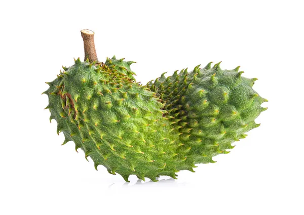 Soursop meyve beyaz arka plan üzerinde