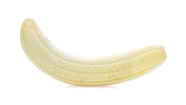 Banan Białym Tle — Zdjęcie stockowe