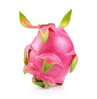 Beyaz arkaplanda Ejder Meyvesi izole