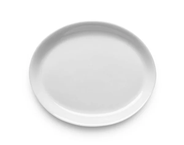 Plate White Background — Stock Photo, Image