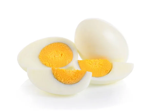 Boiled Egg Isolated White Background — Stock Photo, Image