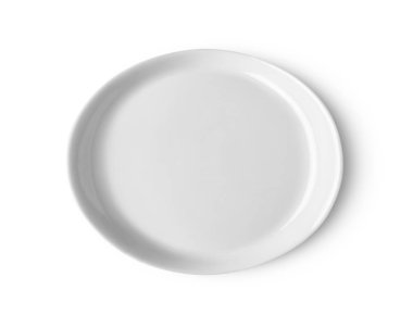 beyaz arkaplan üzerindeki plaka