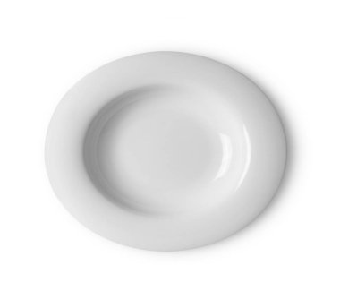 Beyaz arkaplanda beyaz plaka