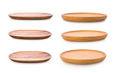 Beyaz zemin üzerinde tahta plaka