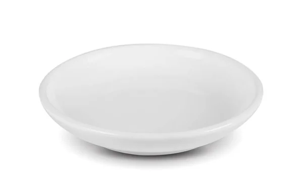 White seramic bowl on white background — Stock Photo, Image