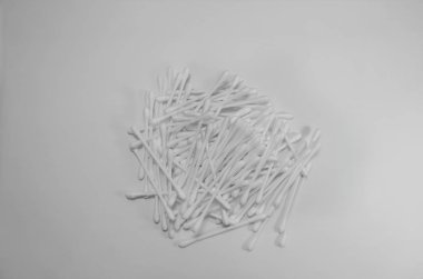 Beyaz arka planlar üzerinde Pamuk Tomurcukları