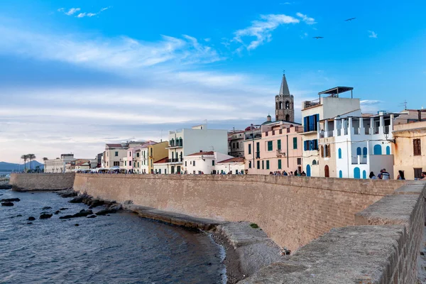 Walking Streets Alghero — Stock Photo, Image