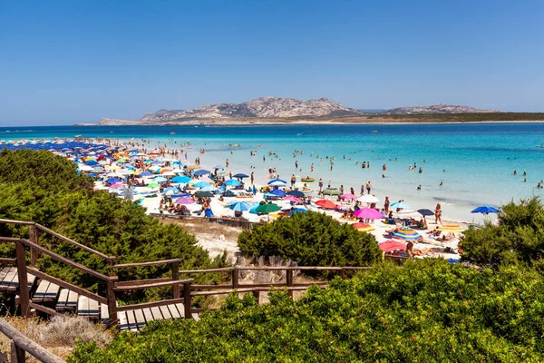 Spiaggia Della Pelosa Stintino Sardegna — Foto Stock