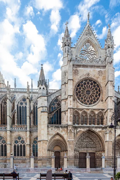 Прогулка Маршруту Леон Chattedral — стоковое фото