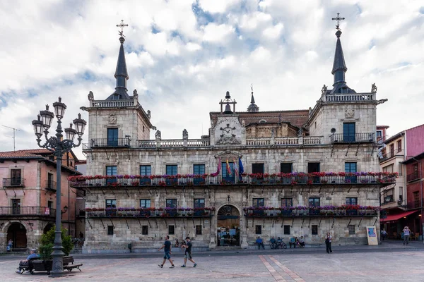 Caminando Por Ruta León Plaza Mayor — Foto de Stock