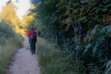 Rota di üzerinde yürüme Santiago di Compostela
