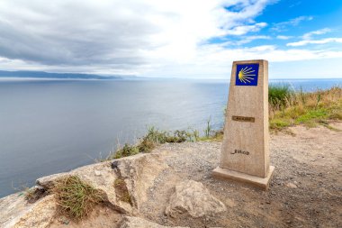 Rota di üzerinde yürüme Santiago di Compostera, Finisterra