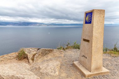 Rota di üzerinde yürüme Santiago di Compostera, Finisterra