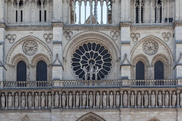Vandra Genom Gatorna Paris Notre Dame — Stockfoto