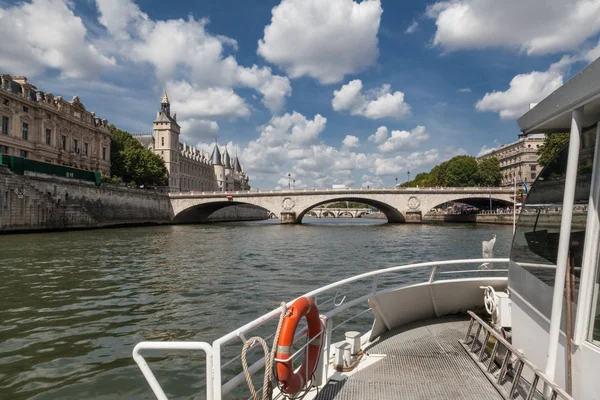 Passeggiare Strade Parigi Lungo Senna — Foto Stock