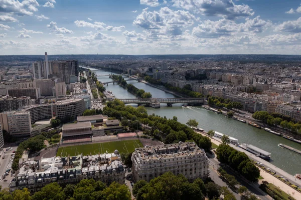 Balade Dans Les Rues Paris Panorama Depuis Tour Eiffel — Photo