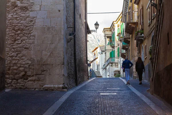 Walking Alleys Sulmona — Stock Photo, Image