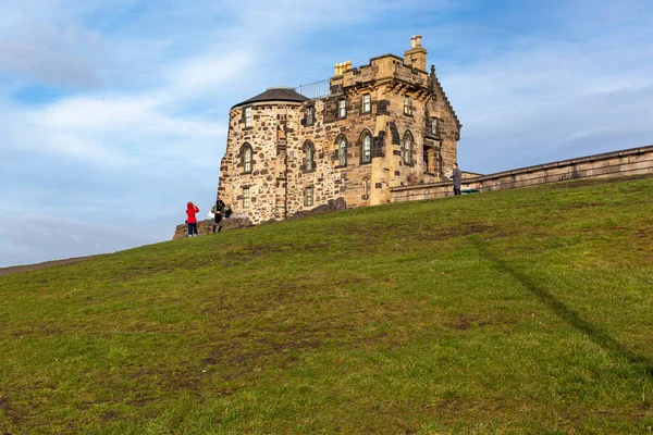 Promenade Dans Rue Edimburgo Calton Hill — Photo