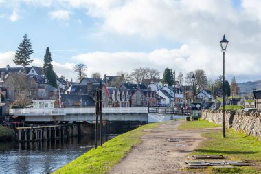 İskoçya - Fort Augustus Loch Ness sokak Centrale