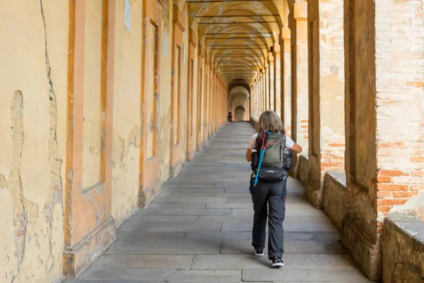 Italien Bologna Florenz Fuß Wanderung Von Dei Trekking Auf Dem — Stockfoto