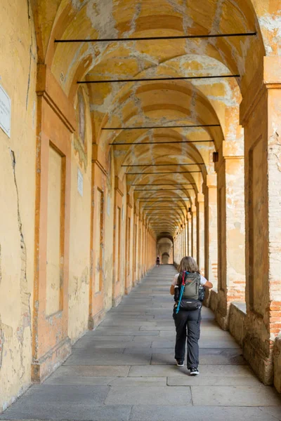 Italien Bologna Florenz Fuß Wanderung Von Dei Trekking Auf Dem — Stockfoto