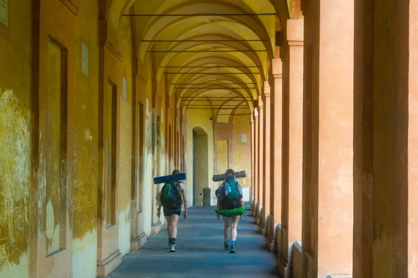 Italien Bologna Florenz Fuß Wanderung Von Dei Trekking Auf Dem — Stockfoto