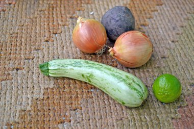 kabak, soğan, pancar ve limon.