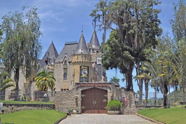Petropolis, Rio De Janeiro/Brezilya. 22 Şubat 2019: Itaipava Kalesi.