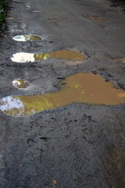 brezilya'da engebeli asfaltsız yol