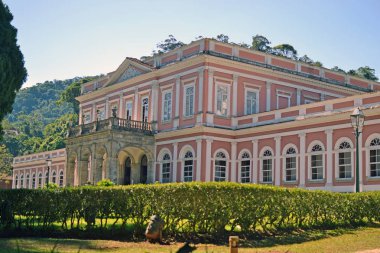Petropolis, Rio De Janeiro, Brezilya. 08 Ağustos 2019: İmparatorluk müzesi