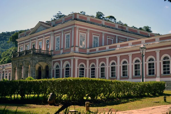 Petropolis, Rio De Janeiro, Brezilya. 08 Ağustos 2019: İmparatorluk müzesi