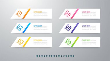 Sunumlar için yer tarihli İş şablonu bilgi grafiği öğesi dizayn et.