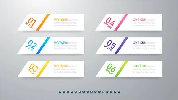 Design Geschäftsvorlage Infografik Diagramm Element Mit Ort Datum Für Präsentationen — Stockvektor