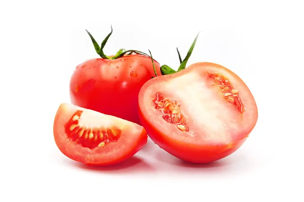 Tomate Isoliert Auf Weißem Hintergrund — Stockfoto